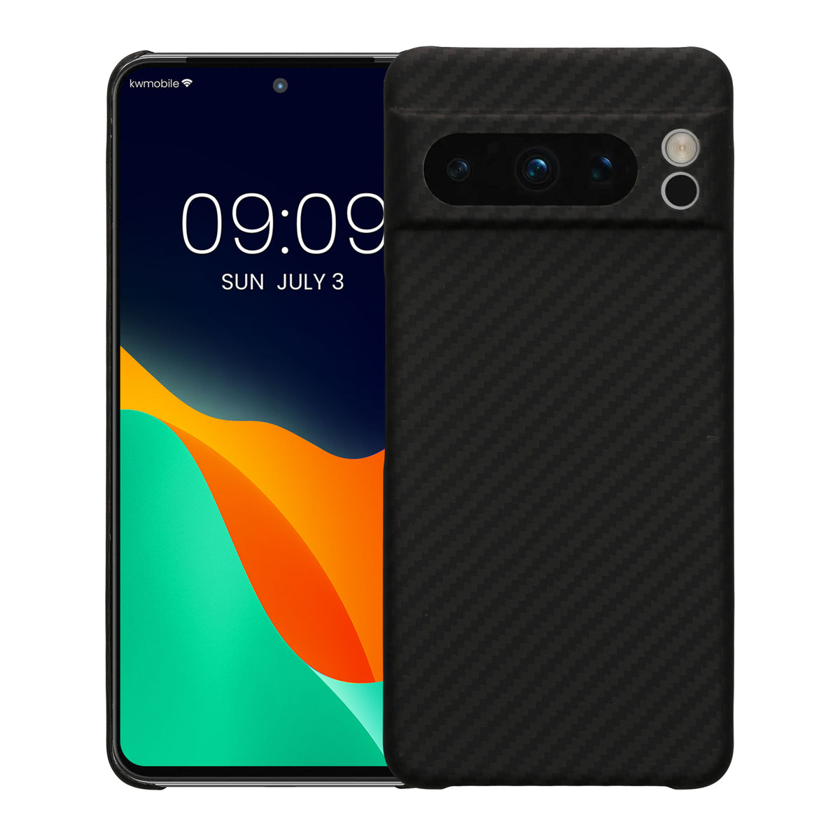 Google Pixel 8 Pro Phone Case Aramid Carbon Look
