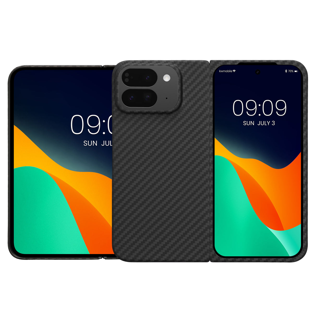 Google Pixel 10 Pro Fold Phone Case Black Carbon