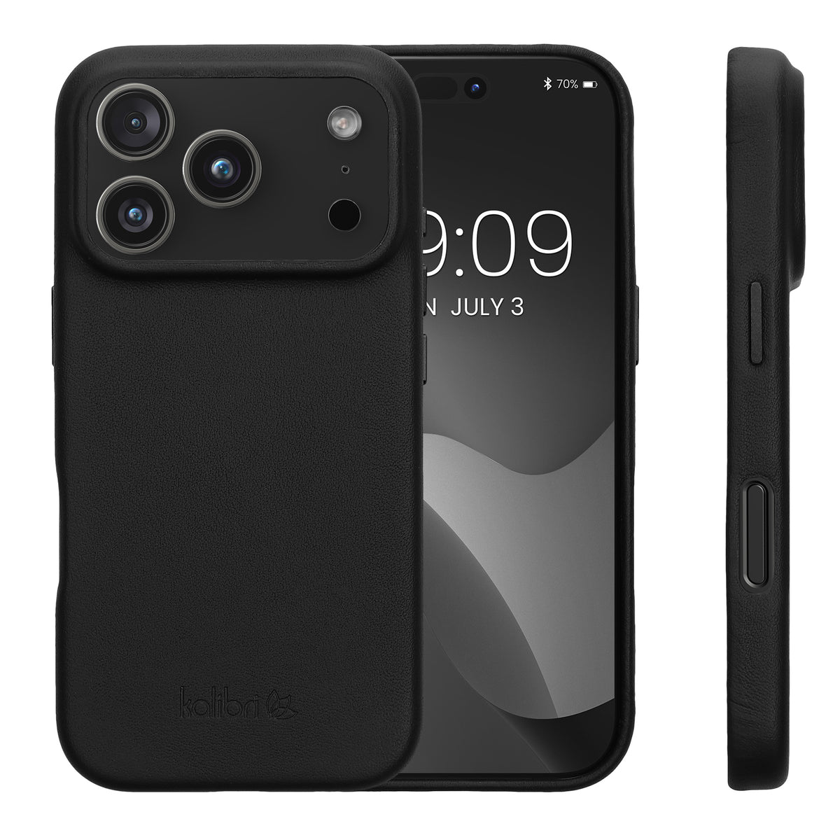 iPhone 18 Pro / iPhone 17 Pro Genuine Leather Hard Phone Case