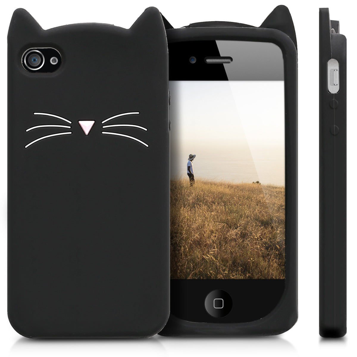 kwmobile Protective Case compatible with Apple iPhone 4 / 4S - Phone Cover - Phone Case - Cover Case