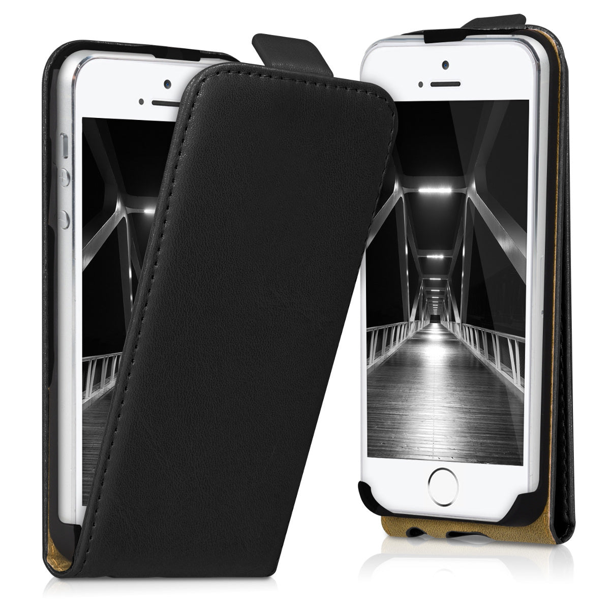 Vertical Flip Case for Apple iPhone SE (1st Gen 2016) / iPhone 5 / iPhone 5S