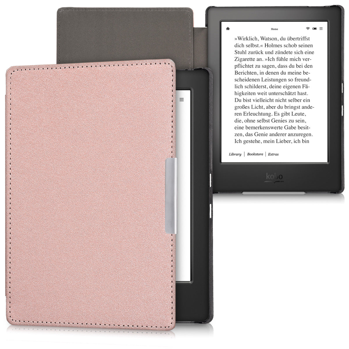 Kobo Aura H2O Edition 1 Faux Leather eReader Flip Case