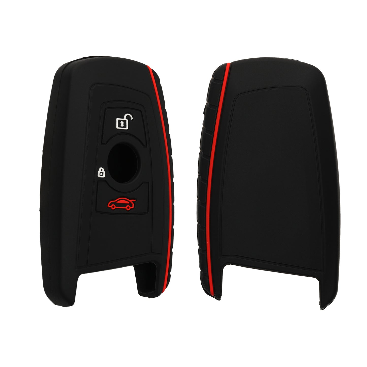 kwmobile Car Key Cover compatible with BMW 3-Button Key Fob (Keyless Go only)