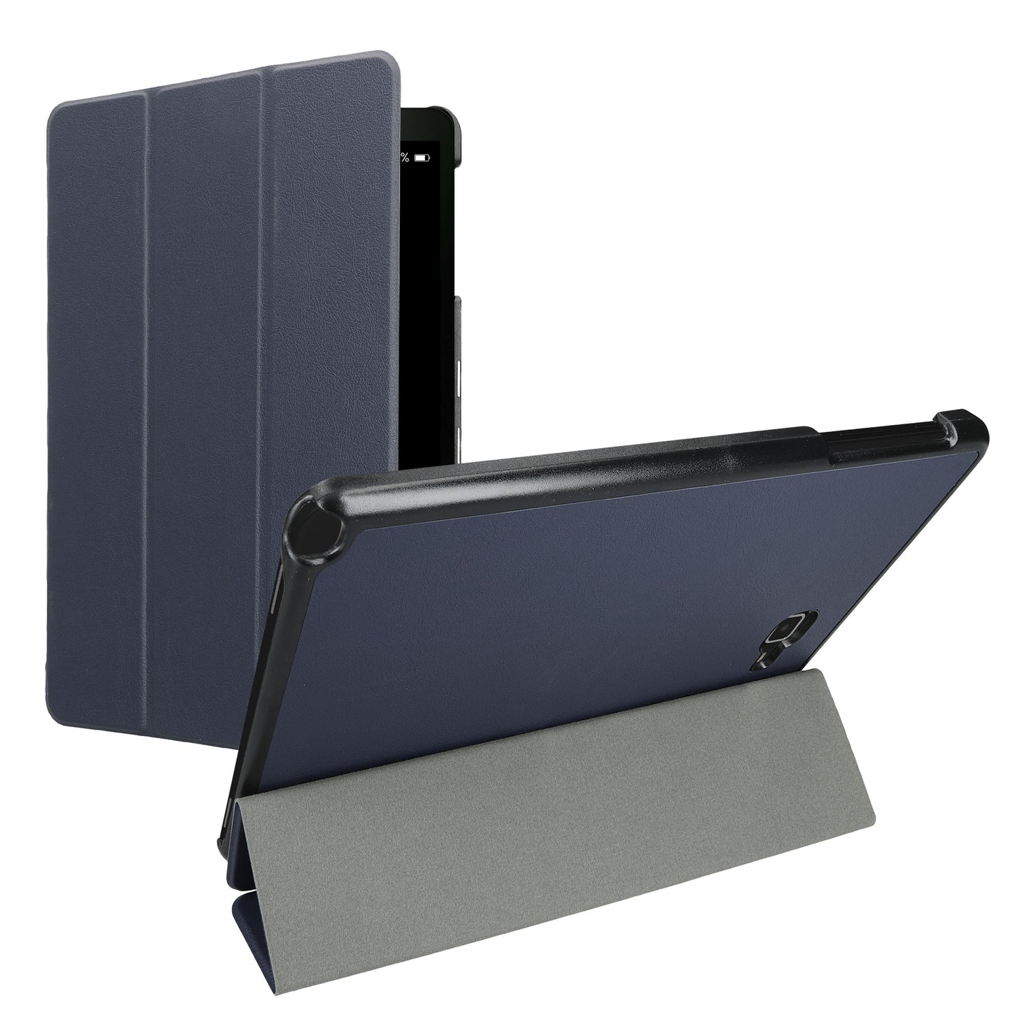 Samsung Galaxy Tab A 10.1 (S-Pen) (2016) Tablet Case Dark Blue Faux Leather