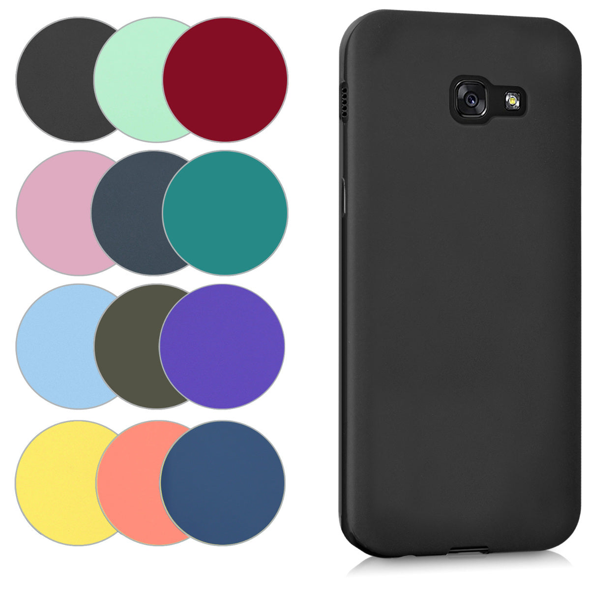 kwmobile Phone Case for Samsung Galaxy A5 (2017) Case - Wireless Charging - Protective Cover