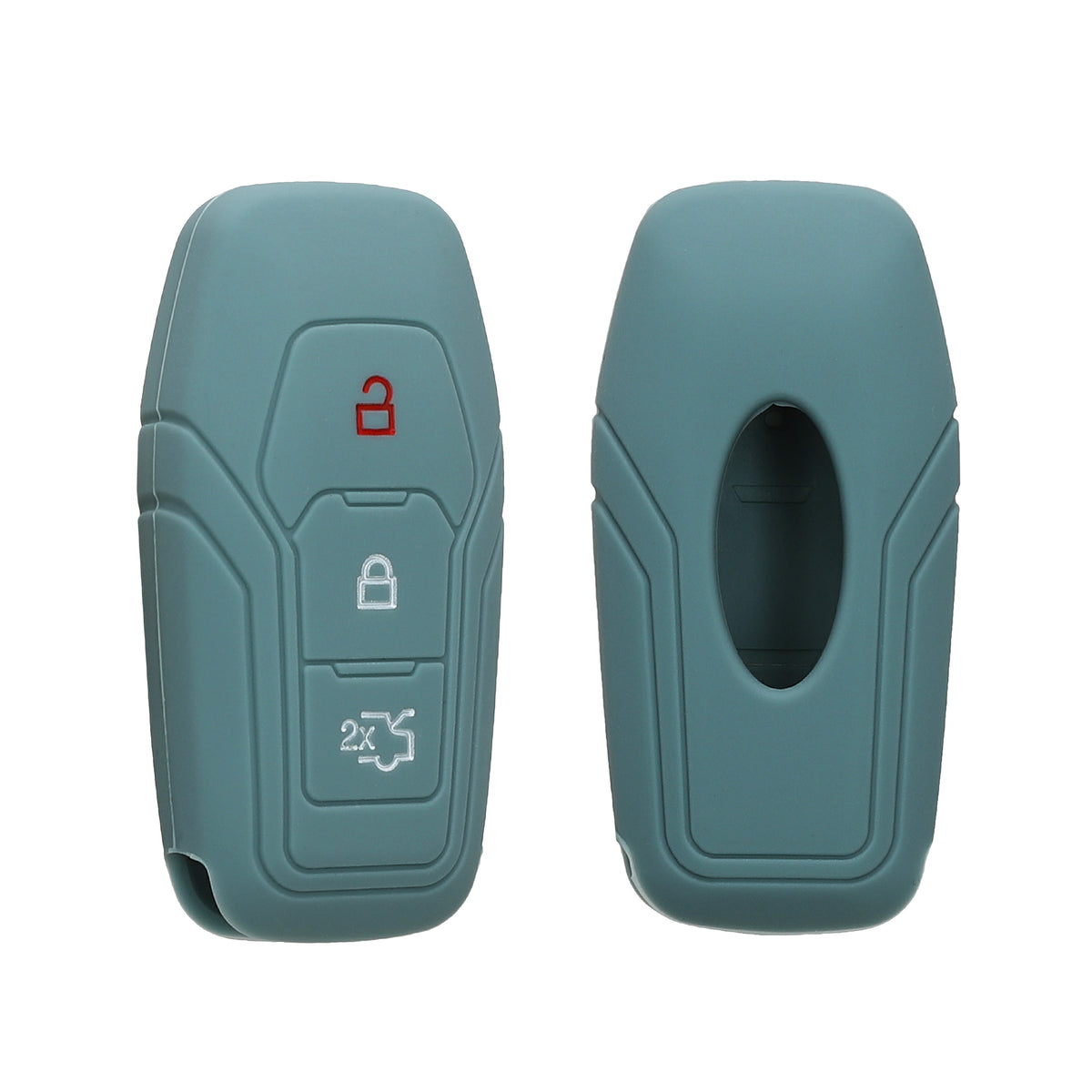 kwmobile Car Key Cover compatible with Ford 3-Button MyKey Car Key (Key Free)