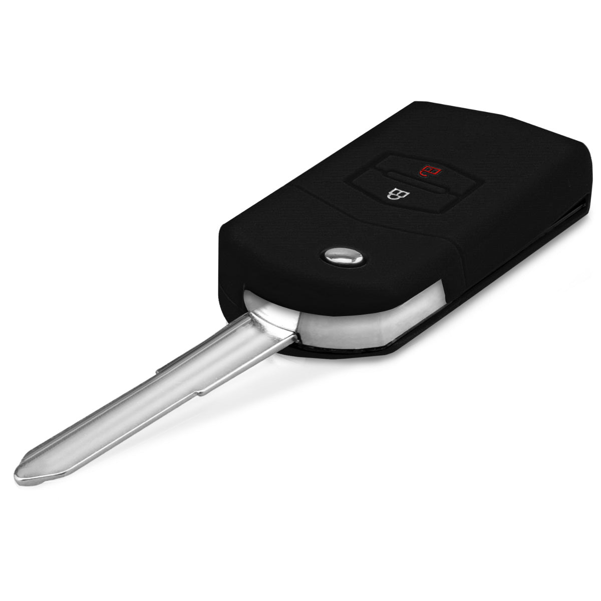 Mazda 2-Button Car Key Cover Don't touch my Key
