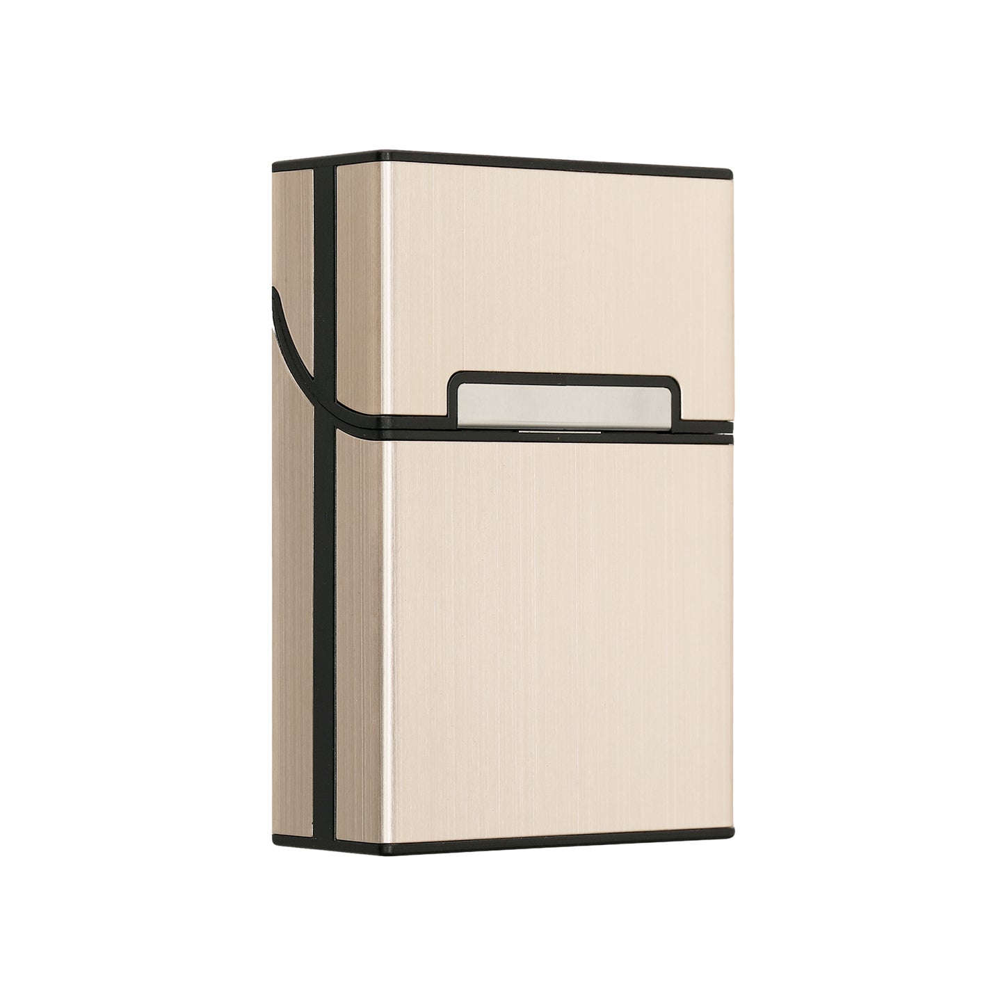 kwmobile Cigarette Case Cigarette Box Cover for Cigarettes with Magnetic Closure Aluminum Coating