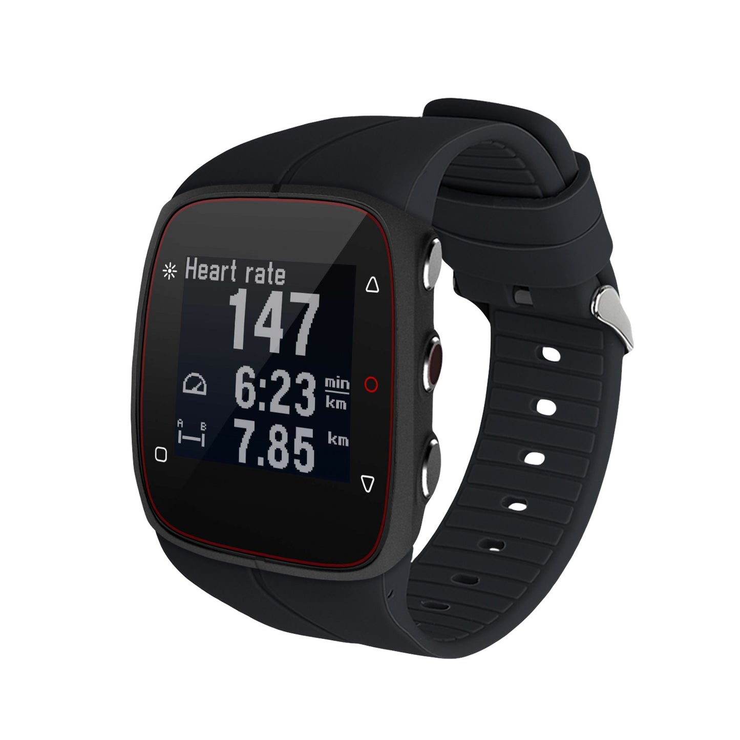 kwmobile Silicone Watch Strap for Polar M400 / M430 Wristband Replacement Strap for Fitness Tracker Smartwatch