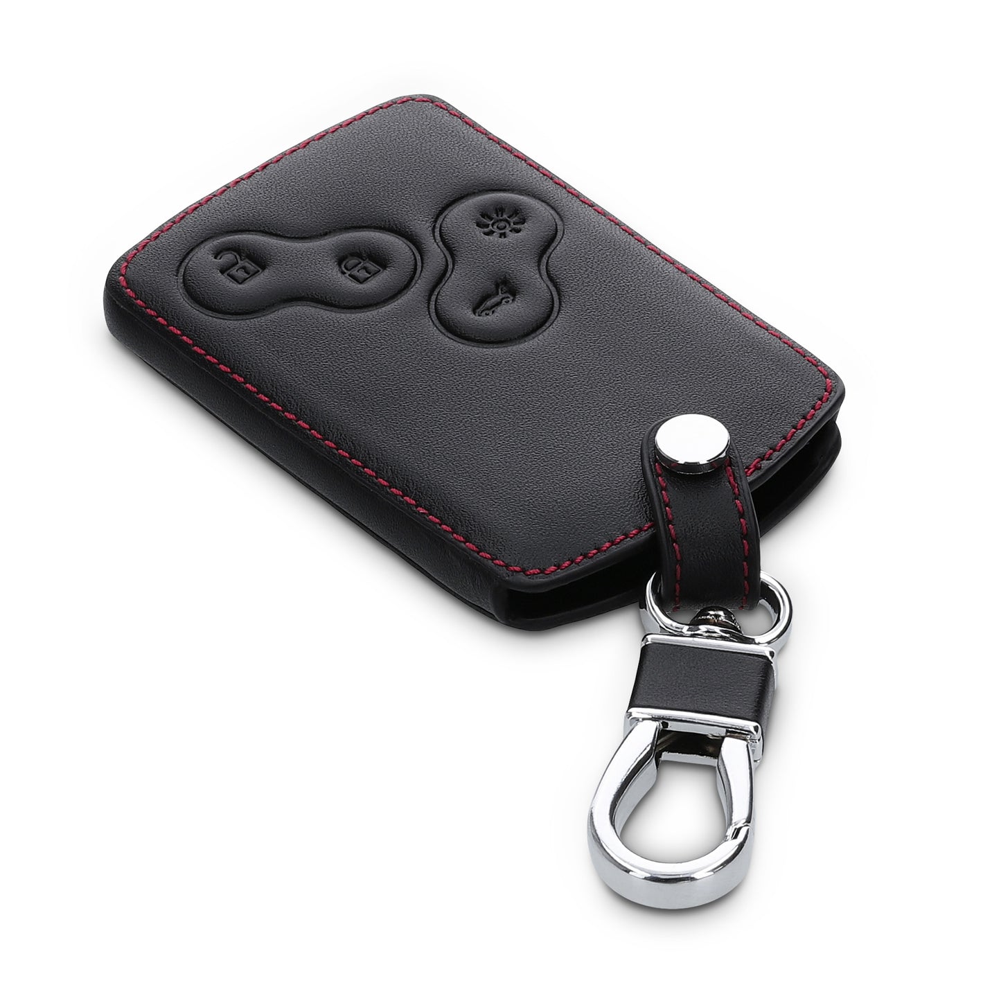 kwmobile Car Key Card Cover compatible with Renault 4-Button Car Key Card (Keyless Go Only)