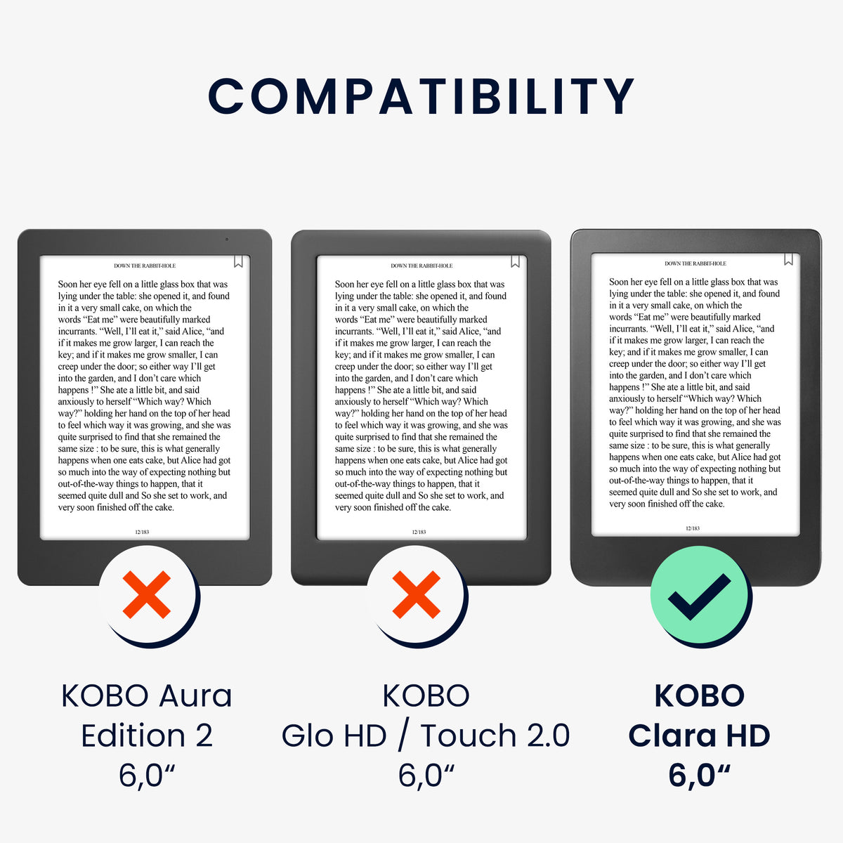 Kobo Clara HD eReader Case