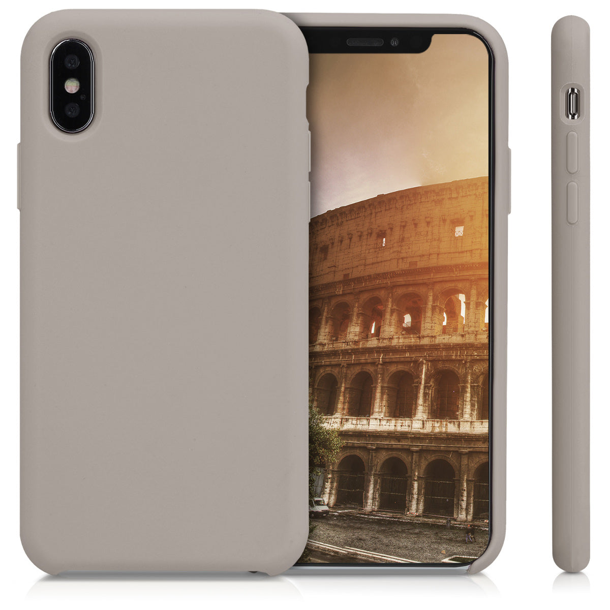 kwmobile Phone Case for Apple iPhone XS - Silicone Case - Wireless Charging - Protective Cover
