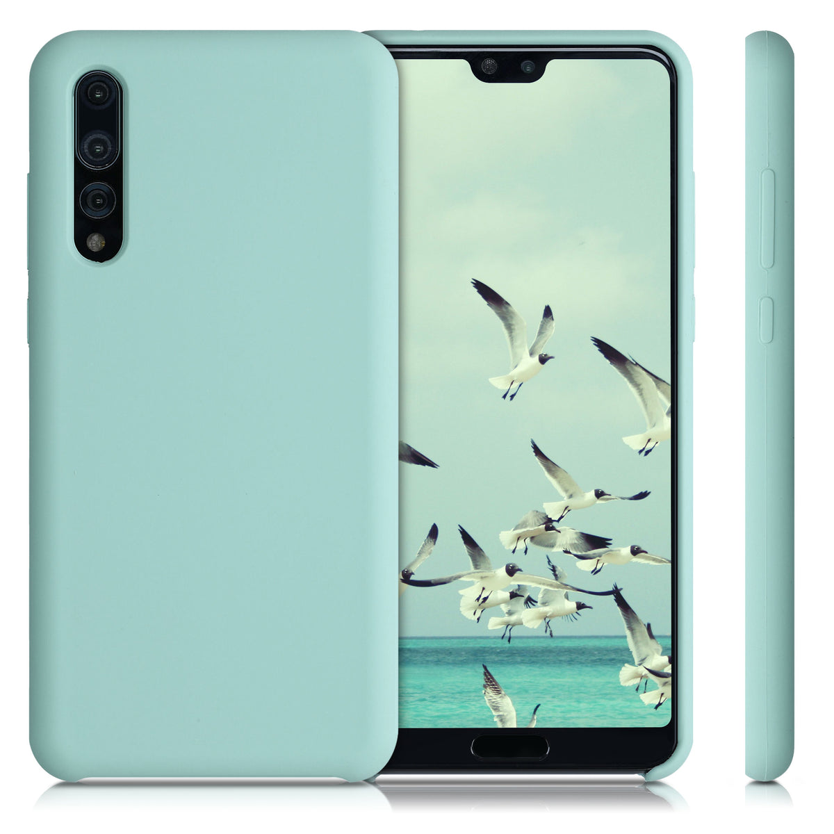 kwmobile Phone Case for Huawei P20 Pro - Silicone Case - Wireless Charging - Protective Cover