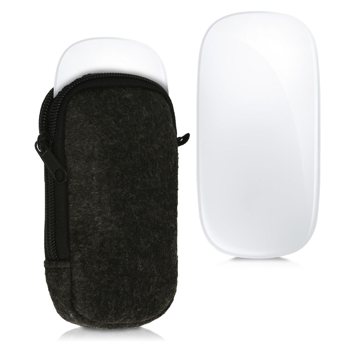 Magic Mouse 1 / 2 Pouch Dark Grey Felt
