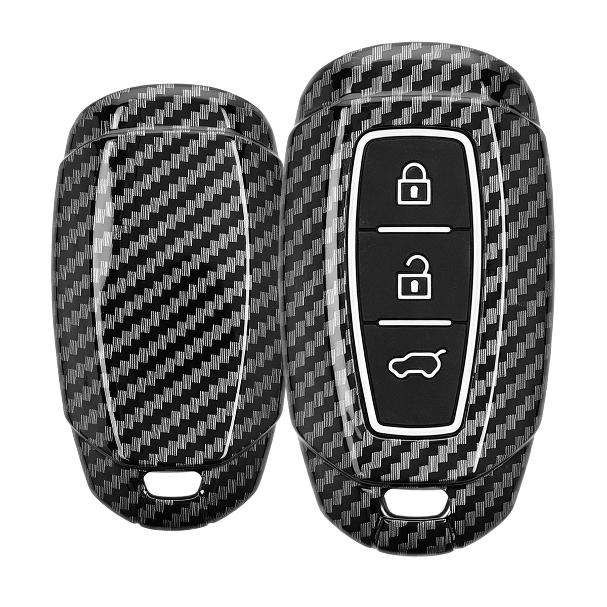 Hyundai 3-Button Keyless Go Hardcover Car Key Cover