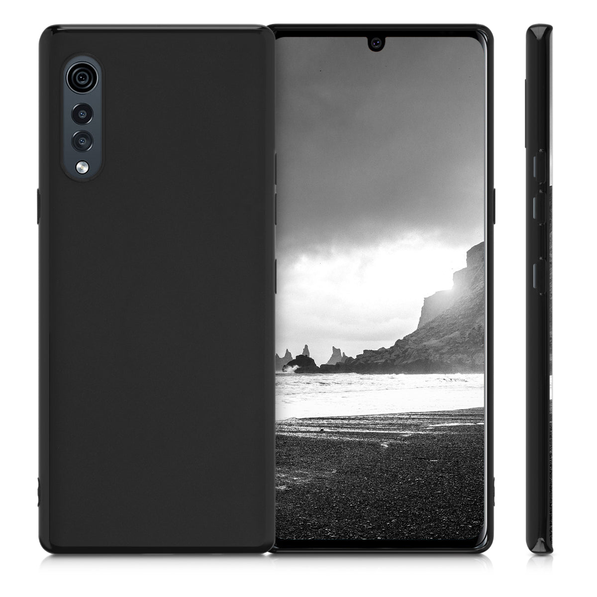 kwmobile Phone Case for LG Velvet - Cover - Wireless Charging Protective Case