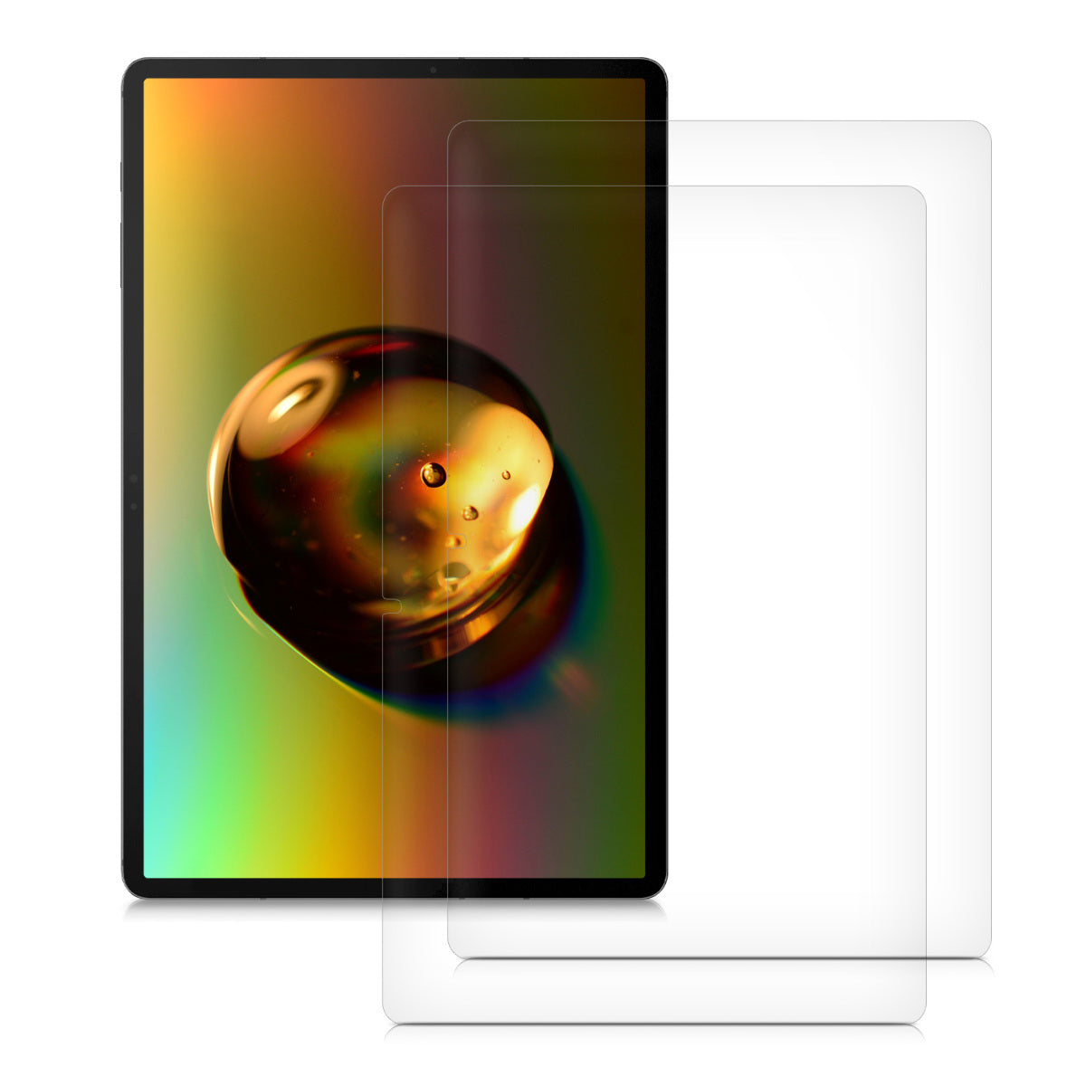 kwmobile Schutzfolie kompatibel mit Samsung Galaxy Tab S7 Plus / Tab S7 FE Folie Full Screen Tablet - Displayschutz
