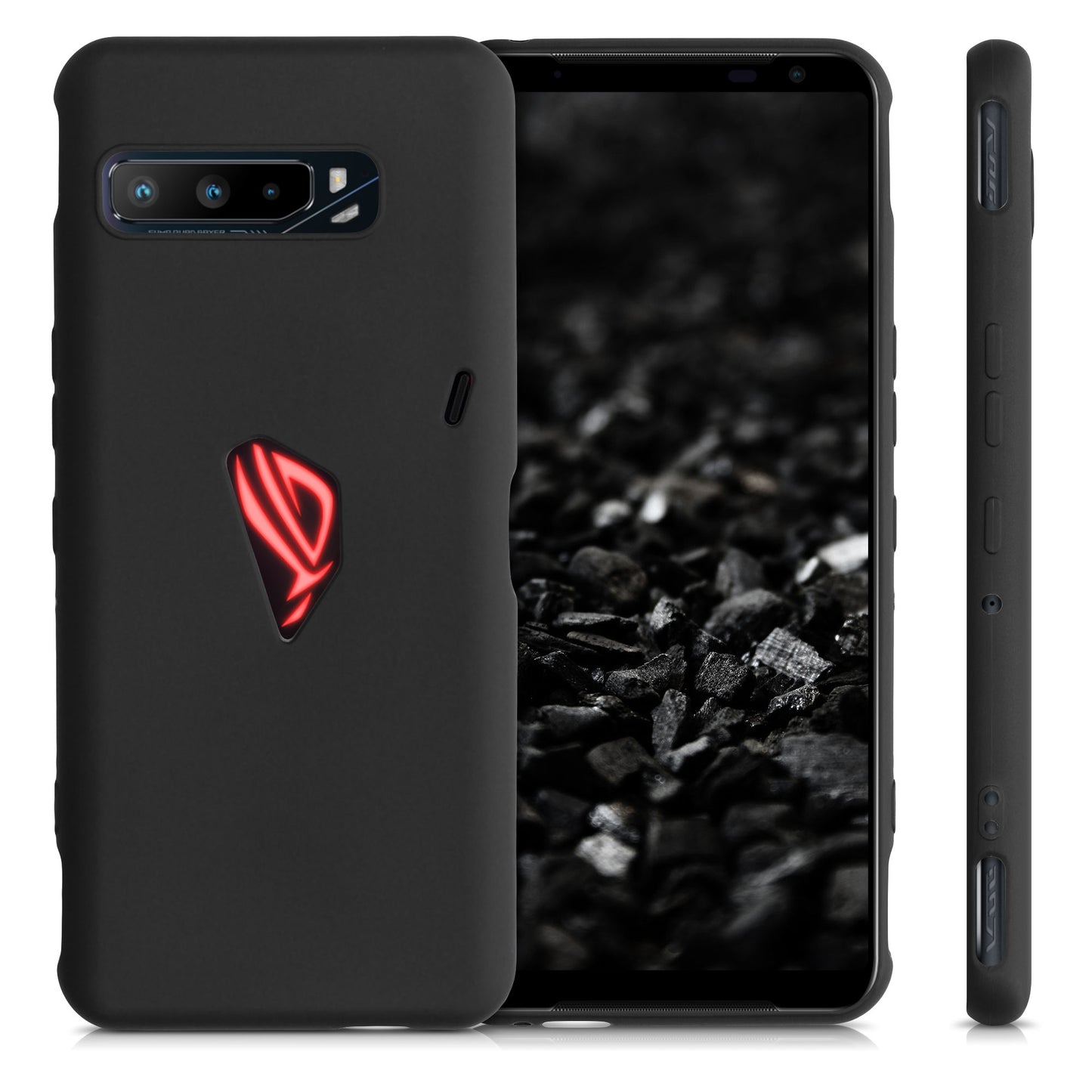 kwmobile Phone Case for ASUS ROG Phone 3 (ZS661KS) Cover Case Wireless Charging Protective Cover