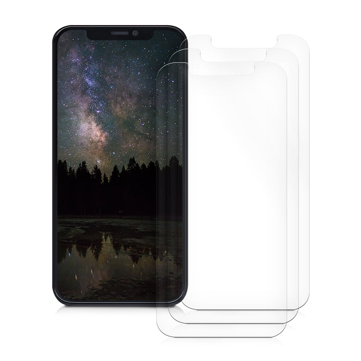 kwmobile 3x Displayschutzfolie kompatibel mit Apple iPhone 12 / iPhone 12 Pro Folie - klare Schutzfolien Set