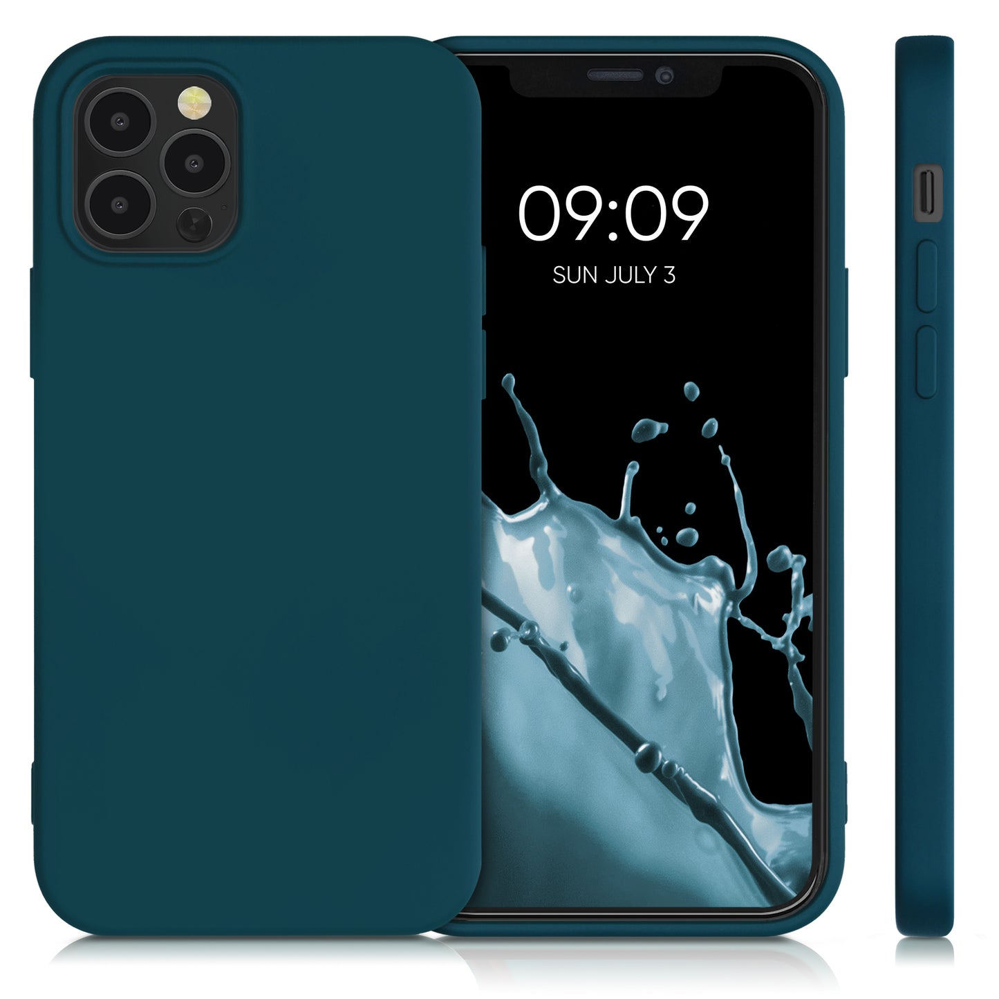 kwmobile Case Compatible with Apple iPhone 12 / iPhone 12 Pro - Protective Cover for Wireless Charging - Case