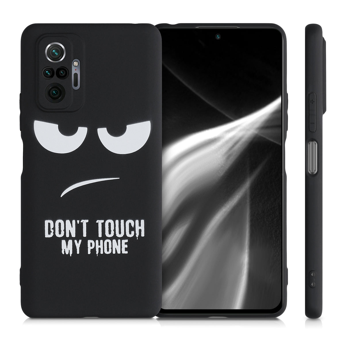 Xiaomi Redmi Note 10 Pro Silicone Phone Case Don't Touch My Phone