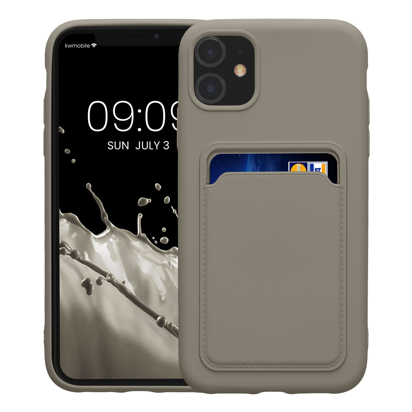 iPhone 11 Wallet Case Matte Silicone