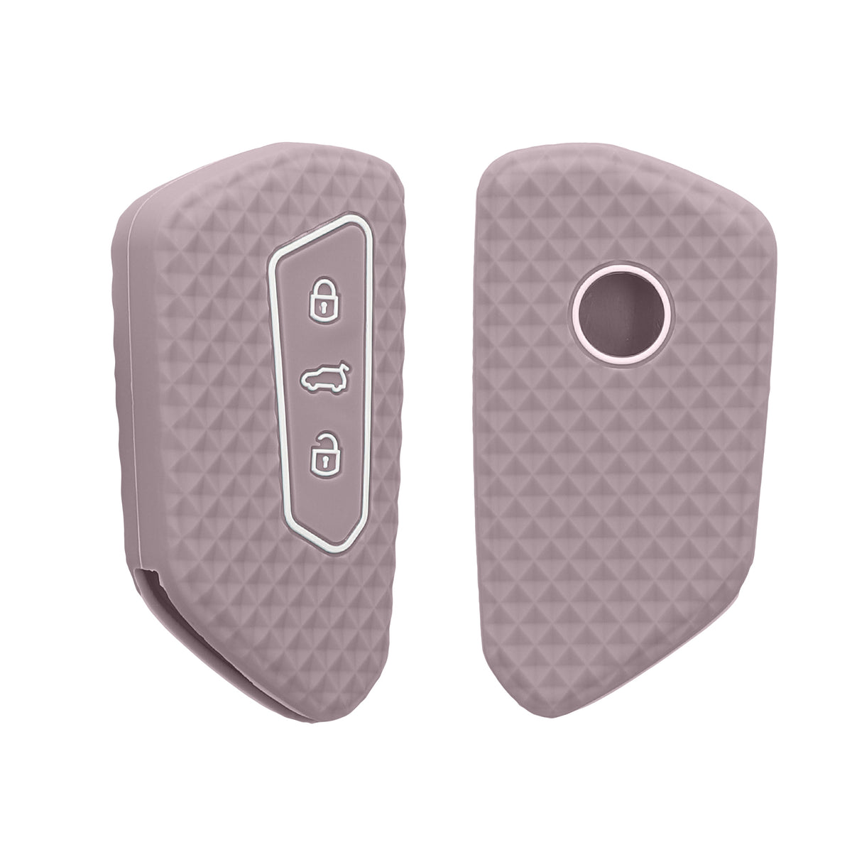 VW Golf 8 3-Button Car Key Cover Honeycomb