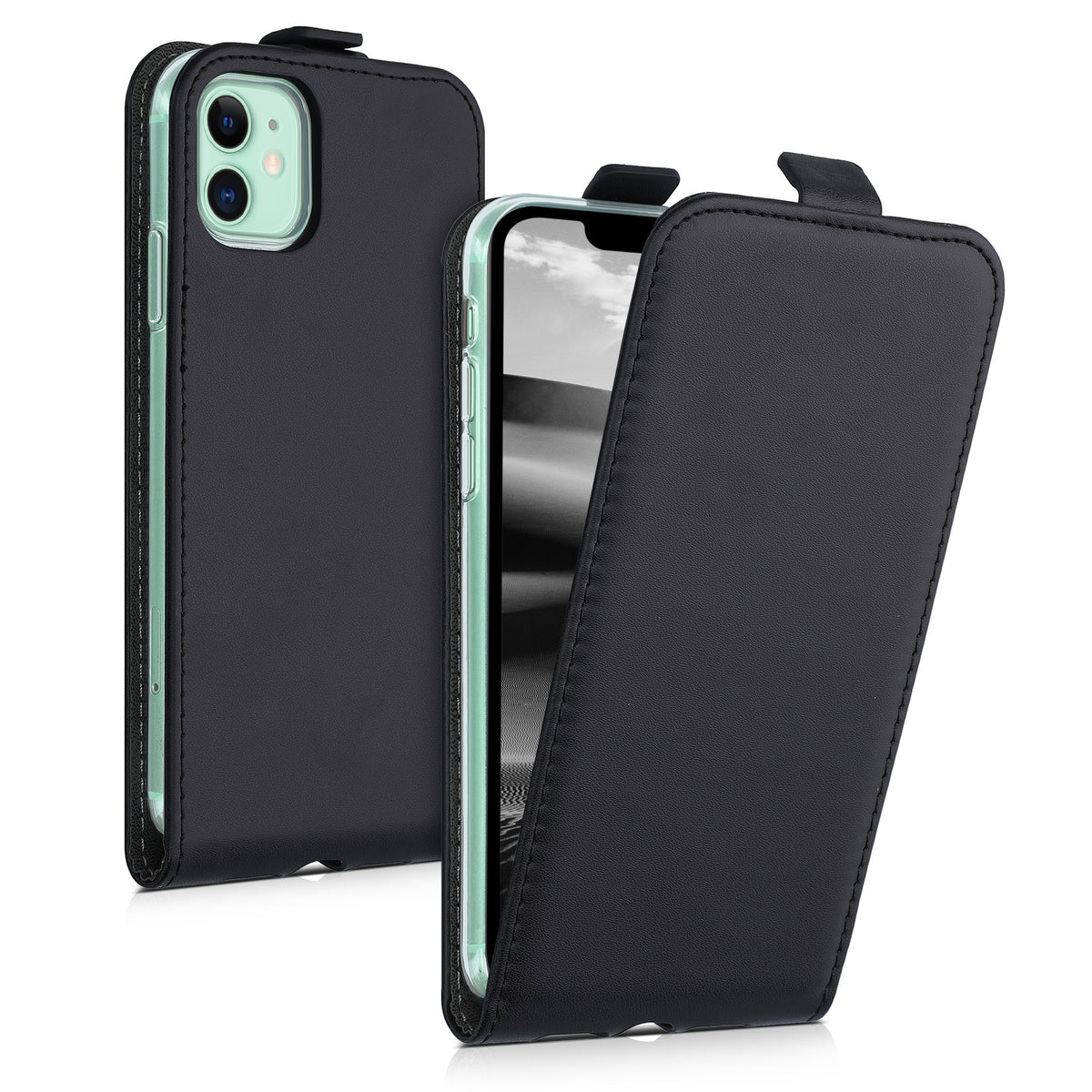 kwmobile Cover compatible with Apple iPhone 11 - Flip Case