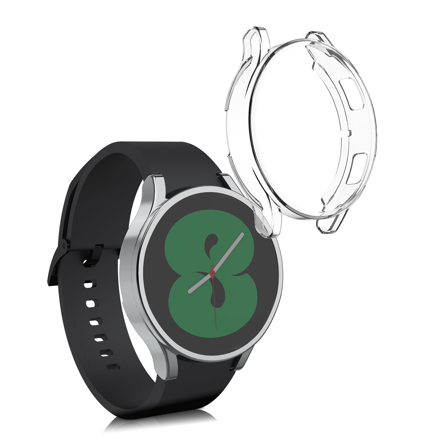kwmobile Protective Cover for Samsung Galaxy Watch 4 Fullbody Display Cover Set