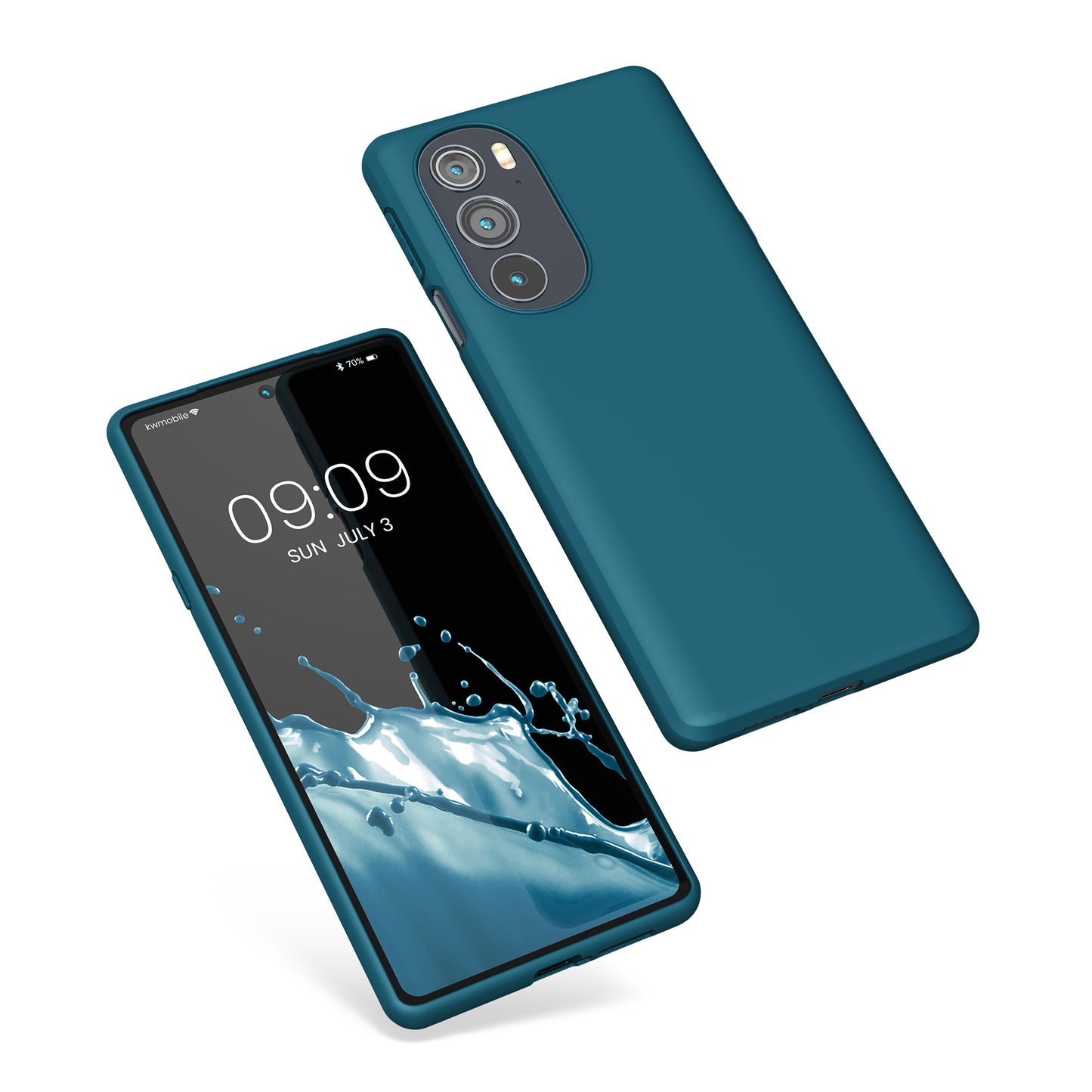 kwmobile Phone Case for Motorola Edge 30 Pro / Edge Plus 2022 / Edge X30 Case - Wireless Charging - Protective Cover