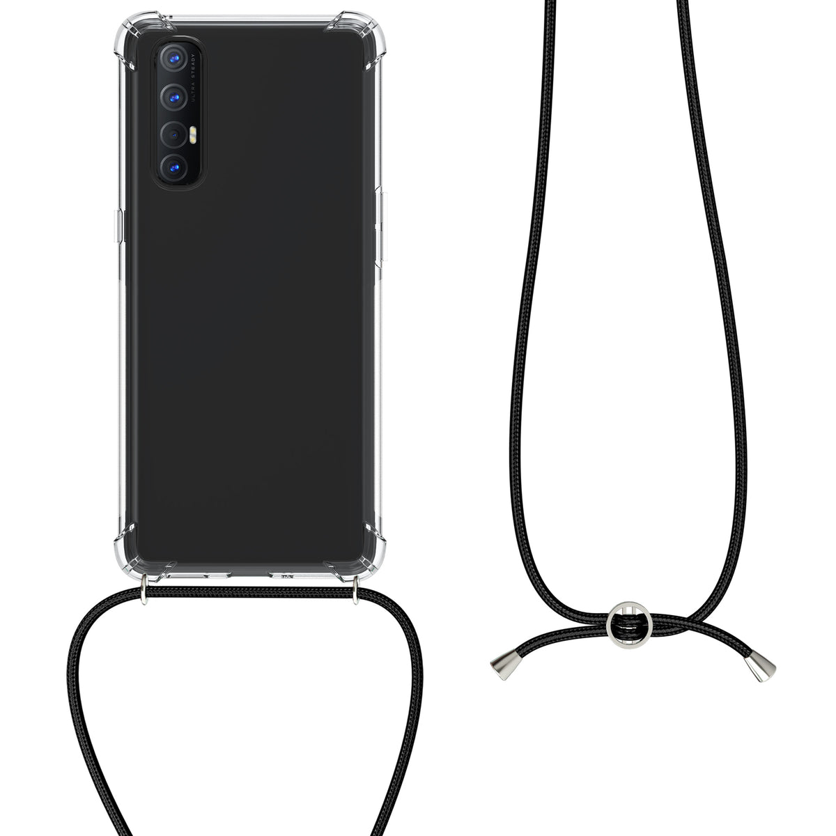 Oppo Find X2 Neo Silicone Necklace Phone Case