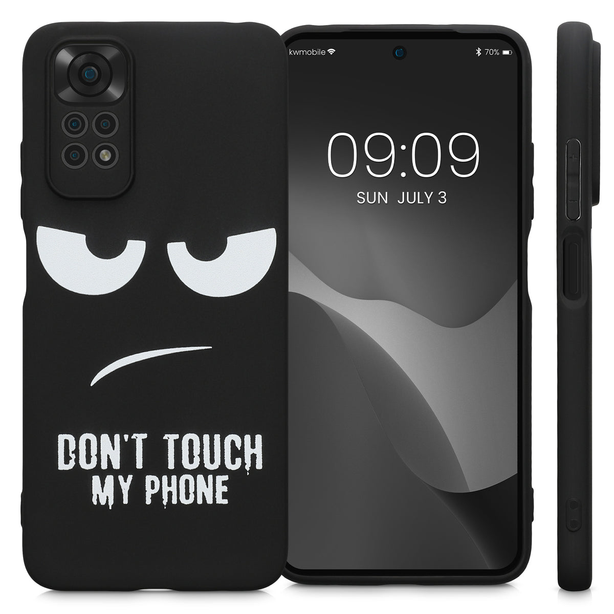 Xiaomi Redmi Note 11 / Note 11S Silicone Phone Case Don't touch my Phone