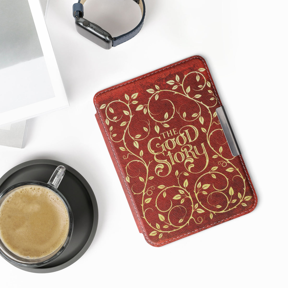 Kobo Clara HD eReader Flip Case with Auto Sleep and Hand Strap