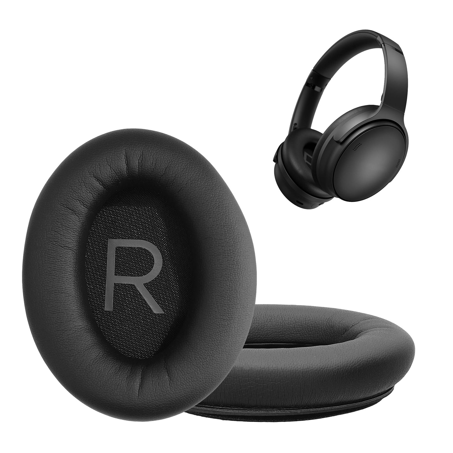 kwmobile Ear Pads for Bose QuietComfort 45 / QC45 / SC Headphones Replacement Parts Over Ear Headphones