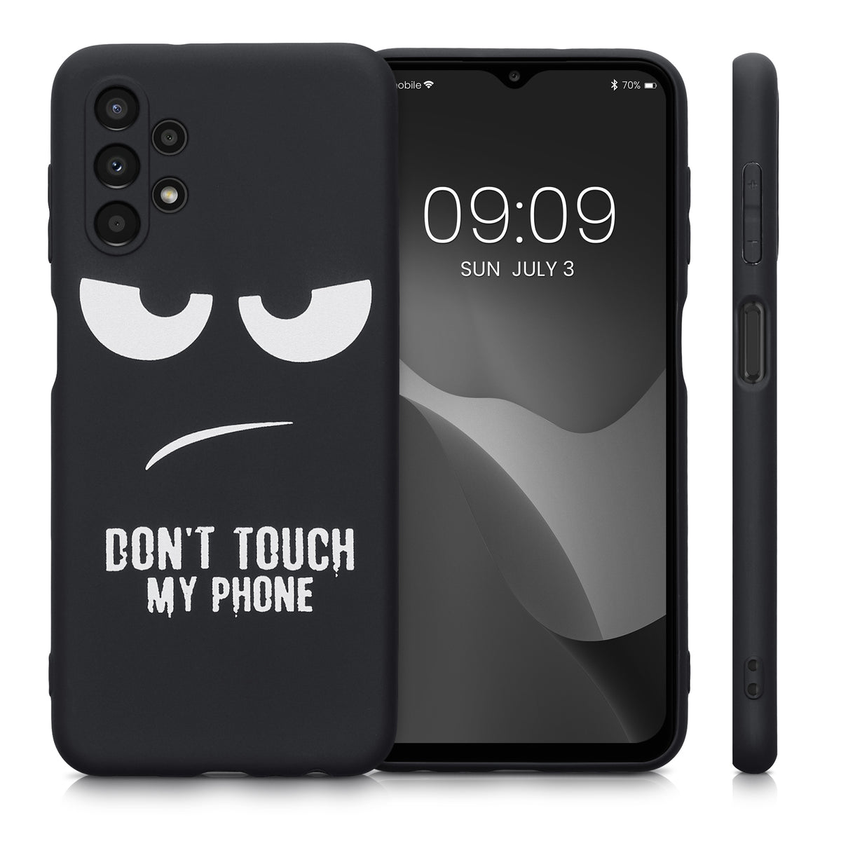 Samsung Galaxy A13 4G Silicone Phone Case Don't Touch My Phone