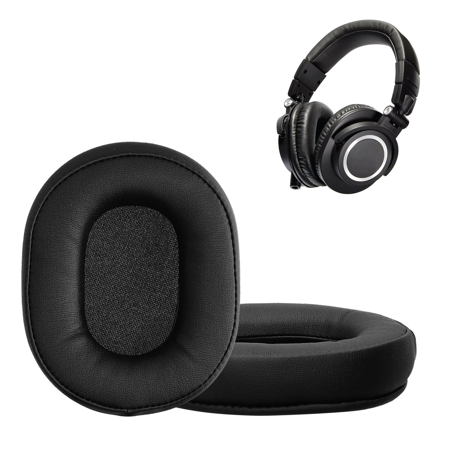 kwmobile Ohr Polster für Audio Technica ATH - MSR7 M30 M40X M50X Ohrpolster Ersatz Ohrpolster Kopfhörer Ersatzteile