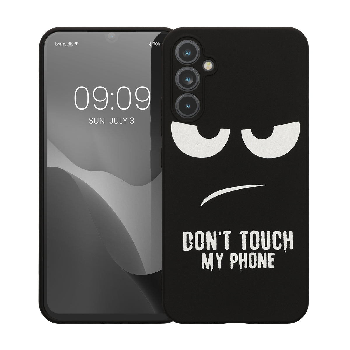 Samsung Galaxy A34 5G Silicone Phone Case Don't Touch My Phone
