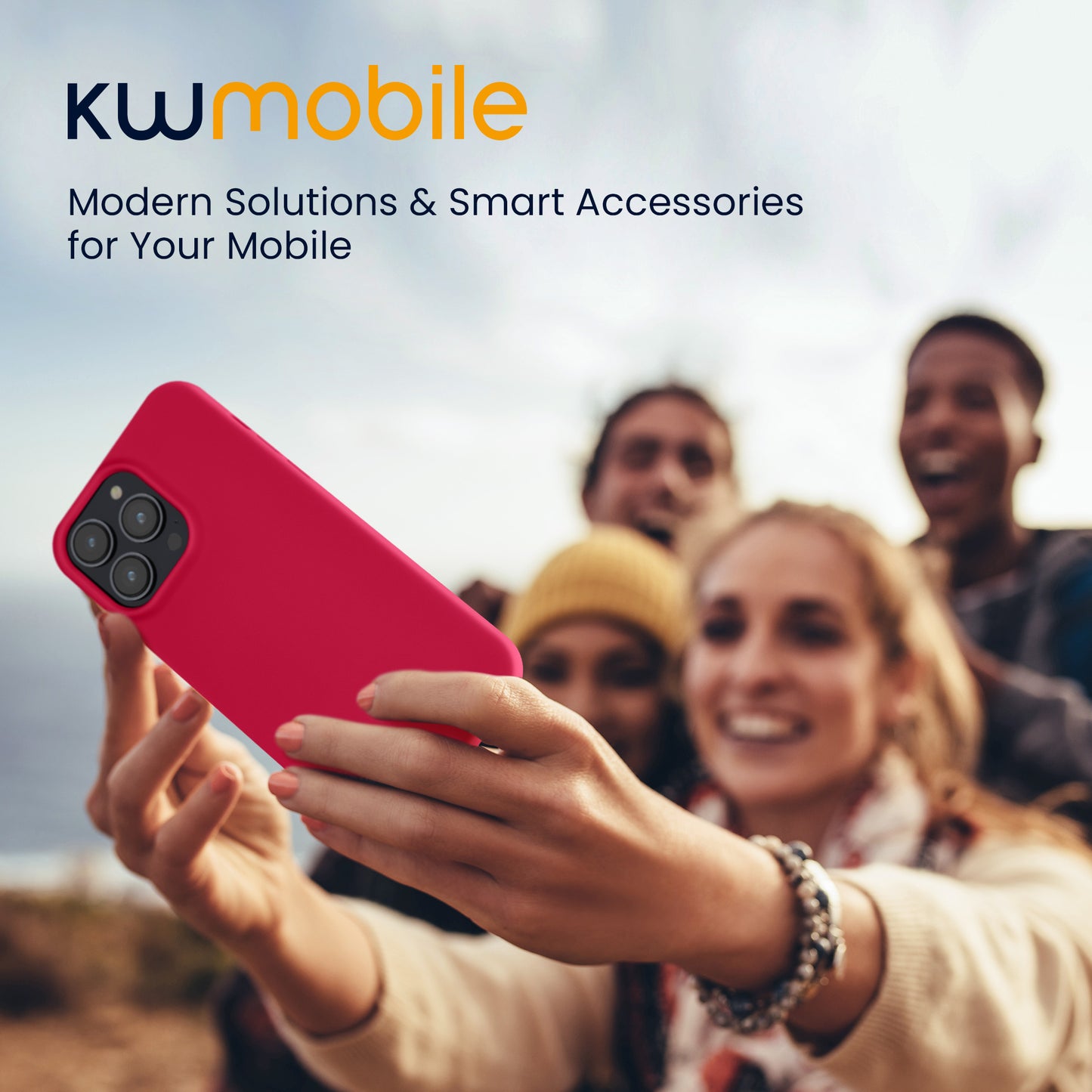 kwmobile Case Compatible with iPhone 15 Pro Case - Soft and Slim Silicone Phone Cover - Shock Absorbing Flexible Case