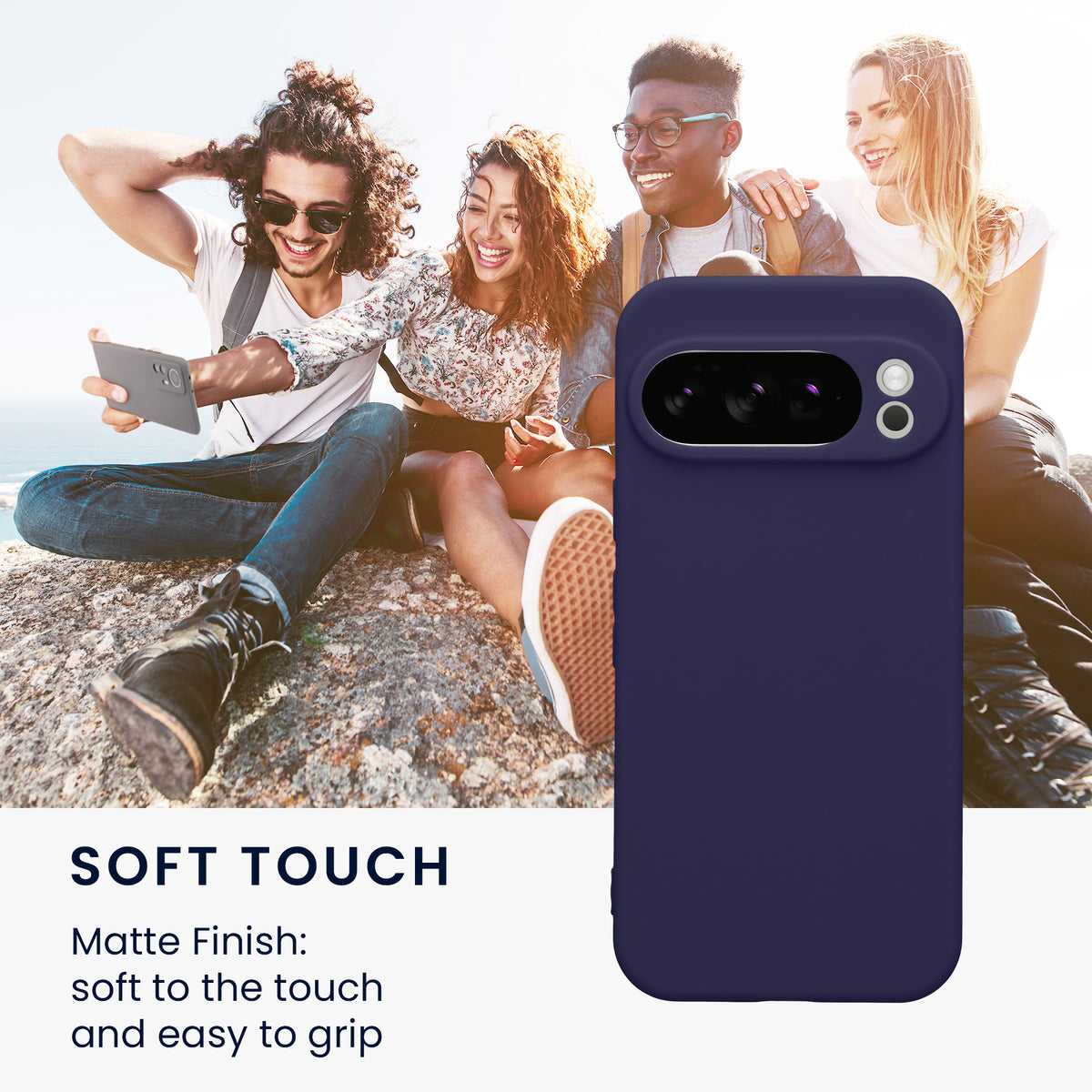 kwmobile Case for Google Pixel 10 Pro - Soft Cell Phone Silicone Case Protective Cover