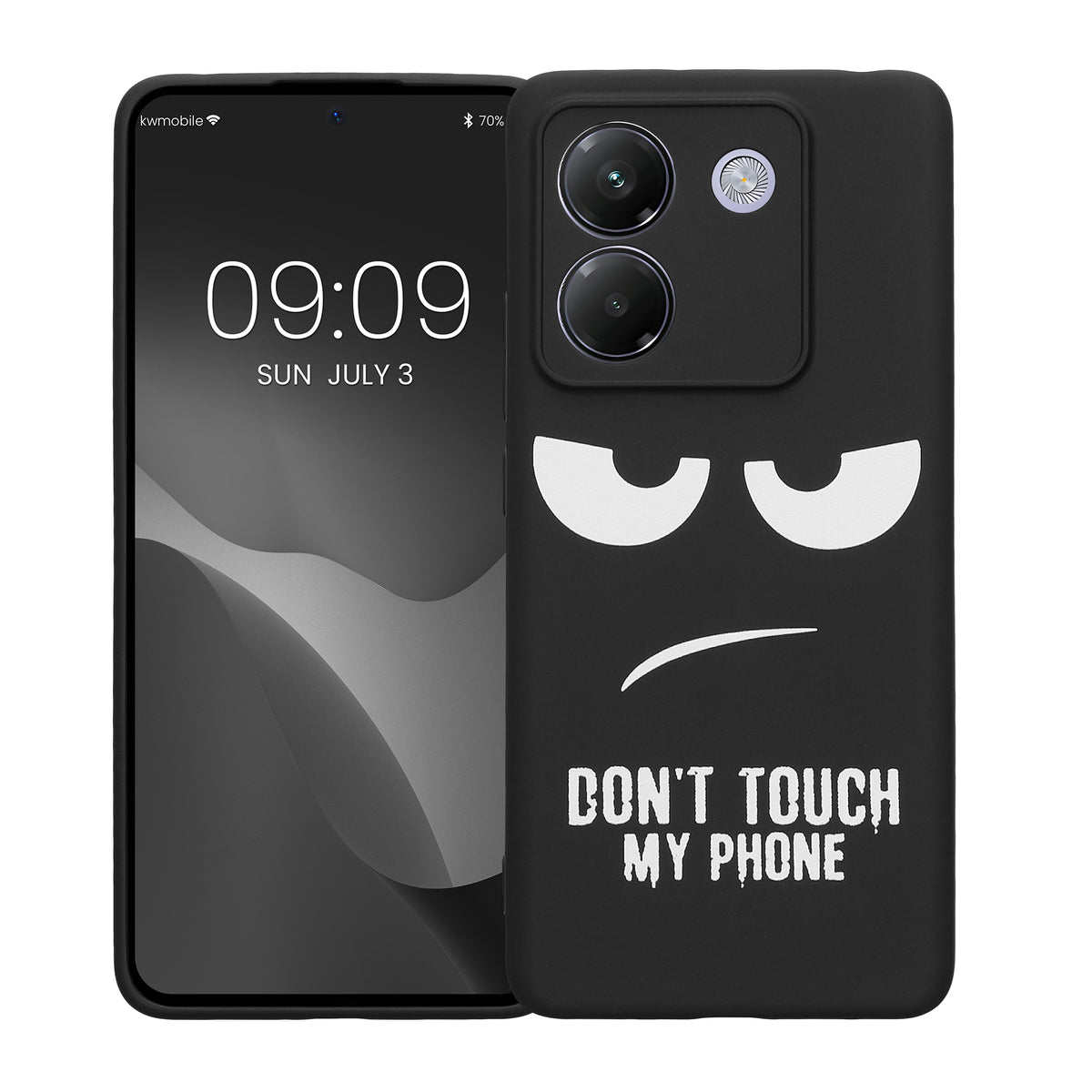 Xiaomi Poco M7 pro 5G Silicone Phone Case Don't Touch My Phone