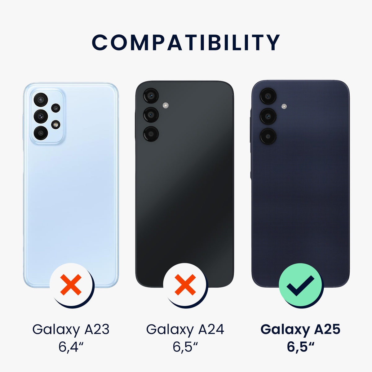 Samsung Galaxy A25 Silicone Phone Case Metallic