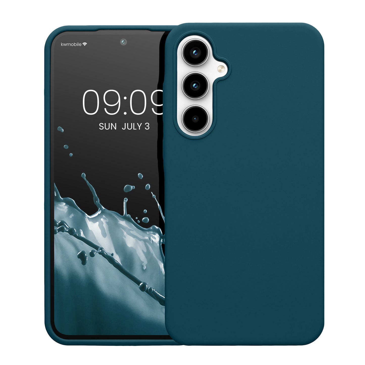 kwmobile Phone Case for Samsung Galaxy A35 Case Silicone Wireless Charging Protective Cover