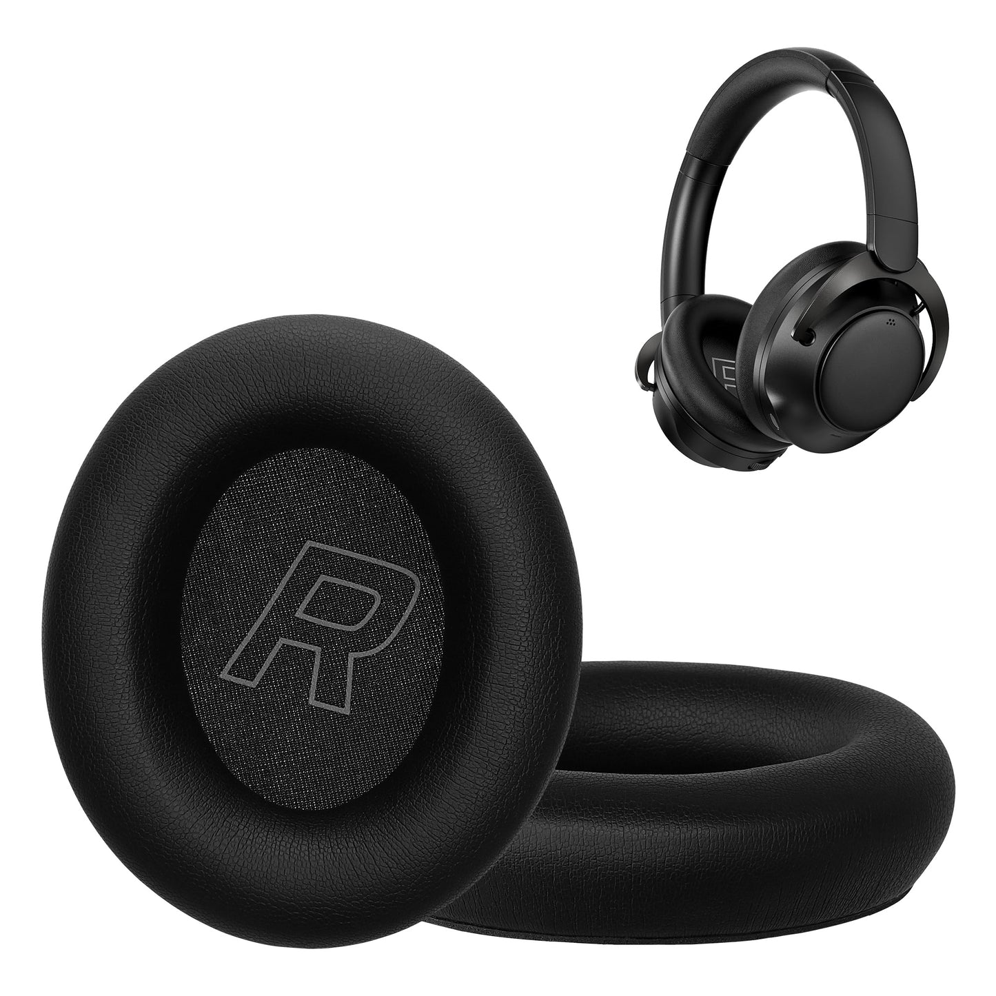 kwmobile Ohr Polster für HyperX Cloud Mix 2 - Ersatz Ohrpolster - Kopfhörer Ersatzteile - Kopfhörer Ersatzpolster für Over Ear Headphones