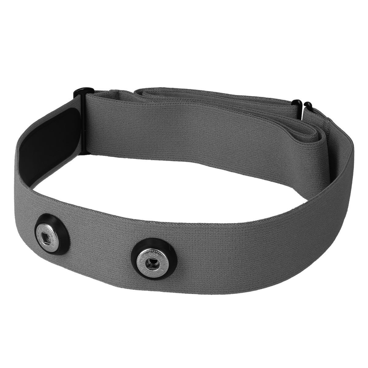 kwmobile Brust Pulsgurt für Garmin HRM / Polar H1 H10 H9 H7 / Wahoo Brustgurt Pulsmesser - Ersatz Herzfrequenzmesser Brustgurt - Pulsgurt für Brust aus Nylon - Grau Grau
