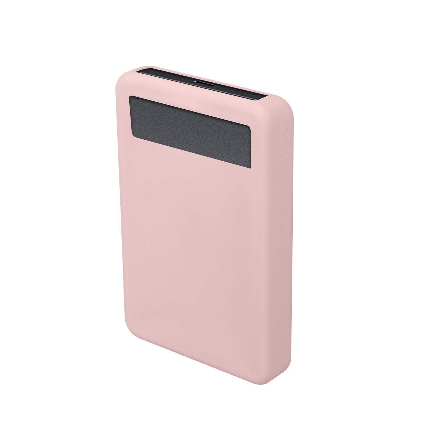 kwmobile Silikon Hülle für TORRAS MiniMag 10000mAh Case - Powerbank Hülle für unterwegs - Tasche für Power Bank - Altrosa Altrosa
