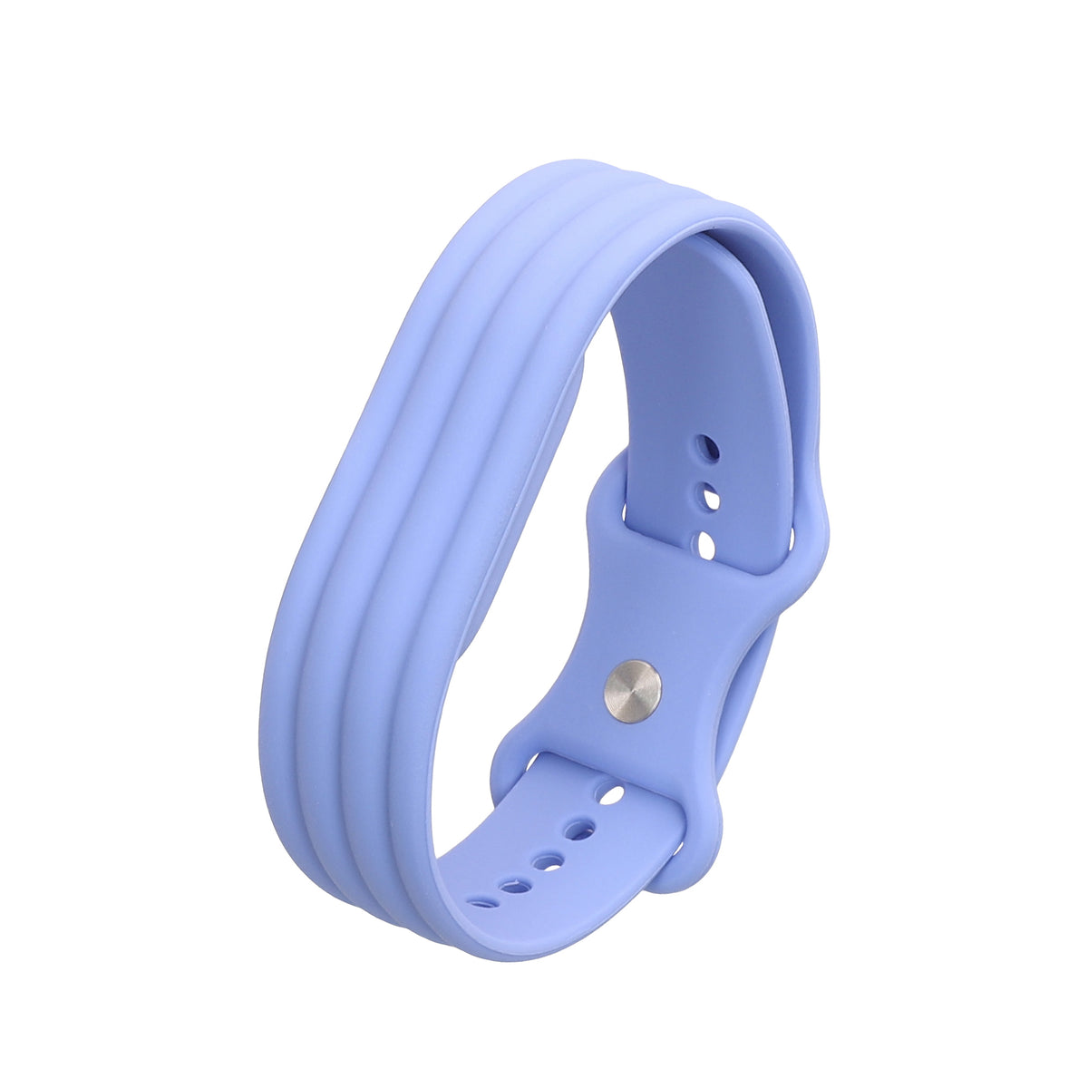 kwmobile Silikon Uhrenarmband für Google Fitbit Air Armband - Ersatzarmband für Fitnesstracker - Wechselarmband Smartwatch - Blau Blau
