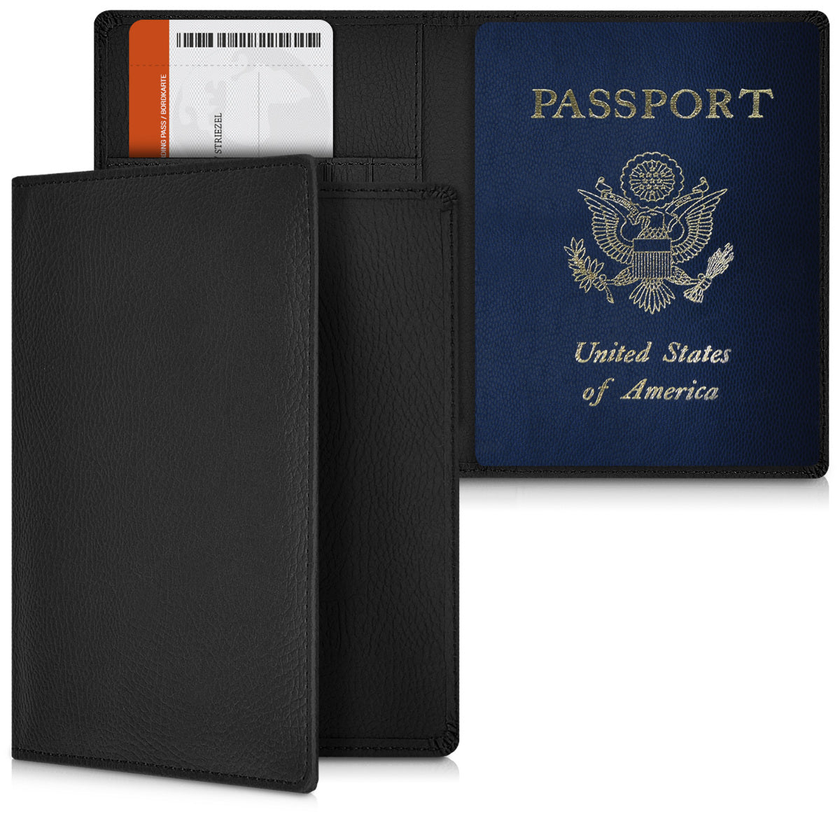 kwmobile Passport Holder with Card Slots