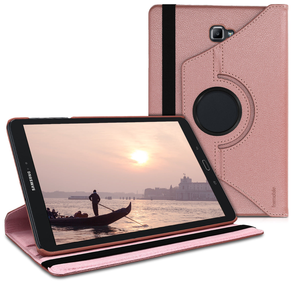 kwmobile Protective Case compatible with Samsung Galaxy Tab A 10.1 (S-Pen) (2016) - 360° Tablet Cover Case