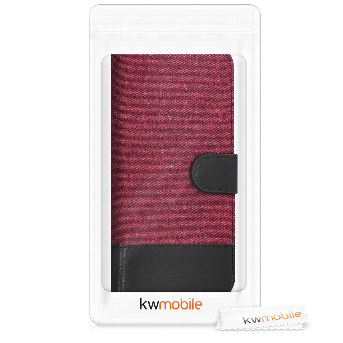 kwmobile Wallet Case compatible with Xiaomi Redmi 4X - Flip Cover with Stand - Phone Case Card Slots