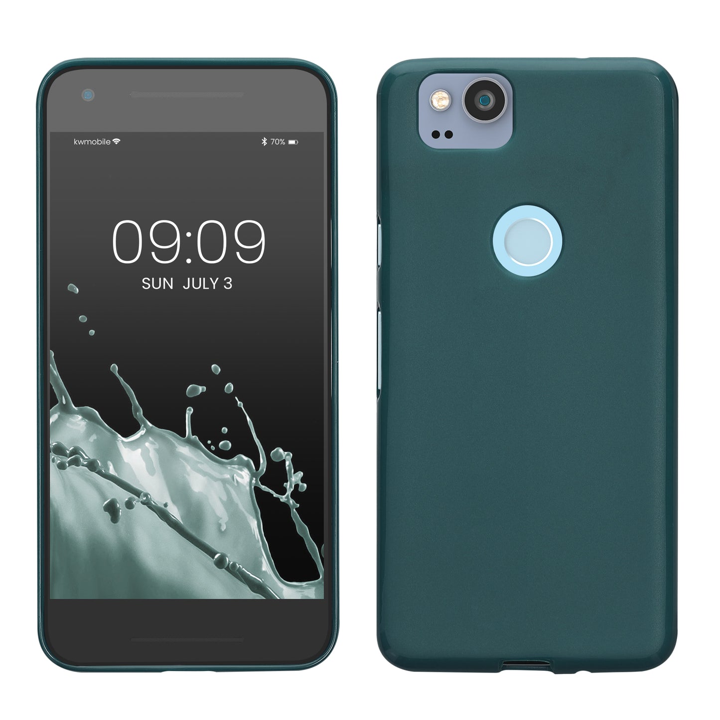 kwmobile Phone Case for Google Pixel 2 Protective Cover Wireless Charging